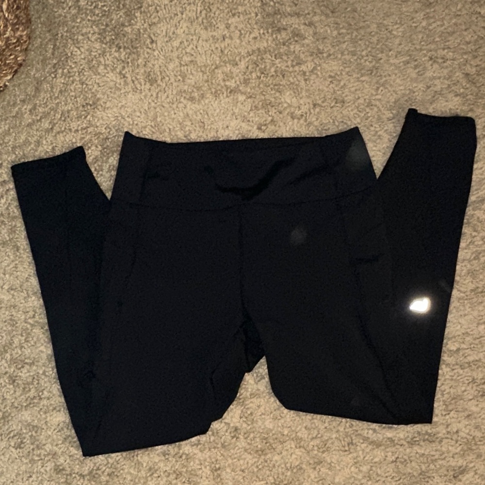 EUC Fabletics Oasis PureLuxe High-Waisted Black Leggings (XL)